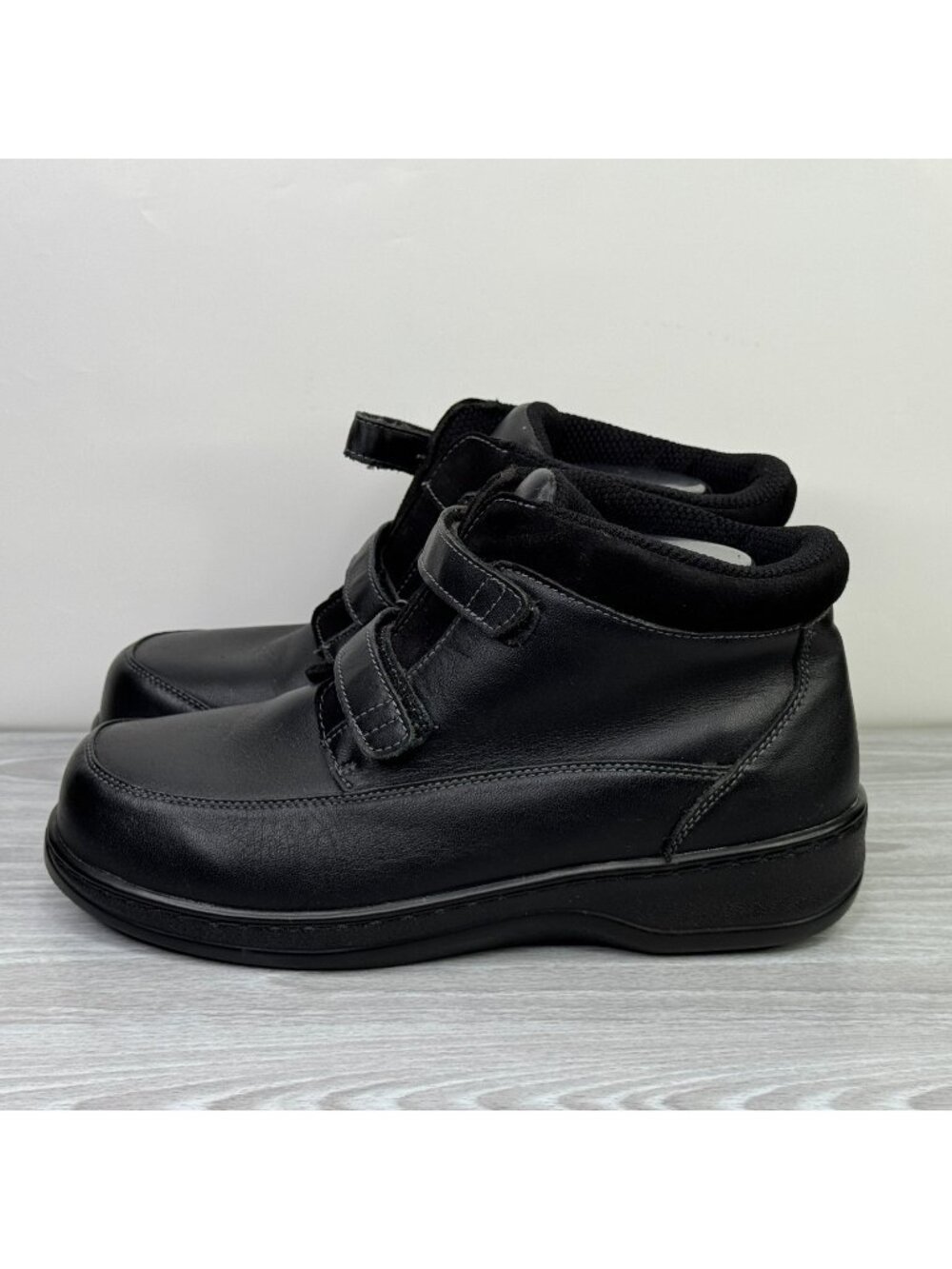 Orthofeet 881 Tivoli Shoes Womens 8.5 X-Wide Black Ankle Comfort Orthotic Boots